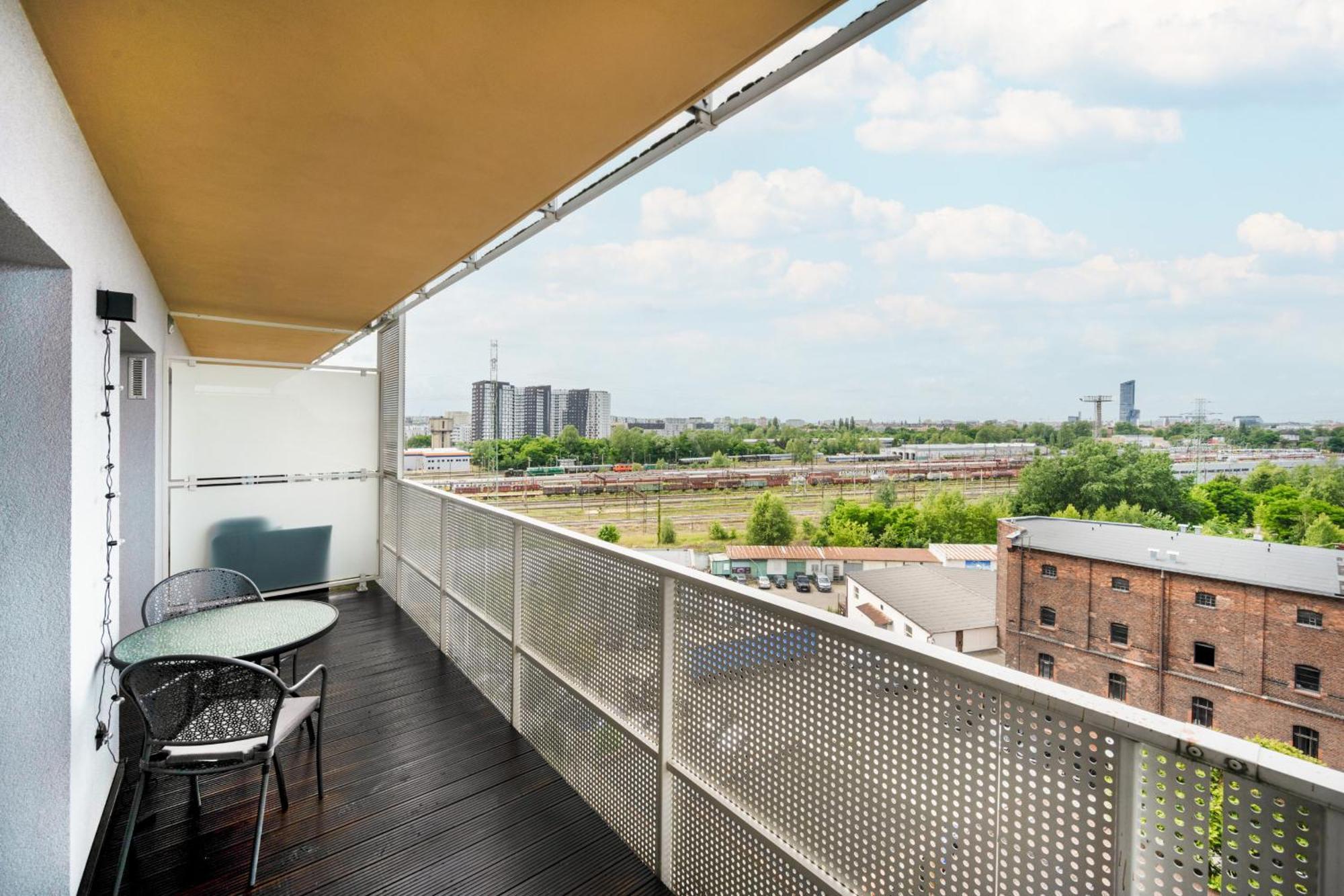 Klasyczny Apartament Z Balkonem We Wroclawiu By Noclegi Renters Kültér fotó